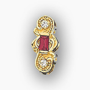 81183 Amethyst Bracelet Slide Clasp 